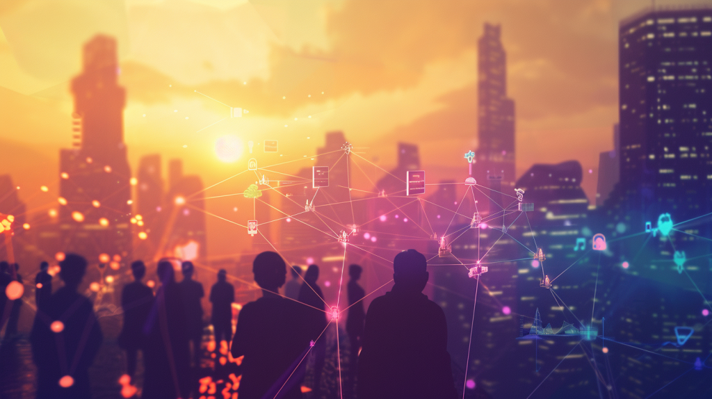 Red global de estudiantes conectados mediante tecnología blockchain