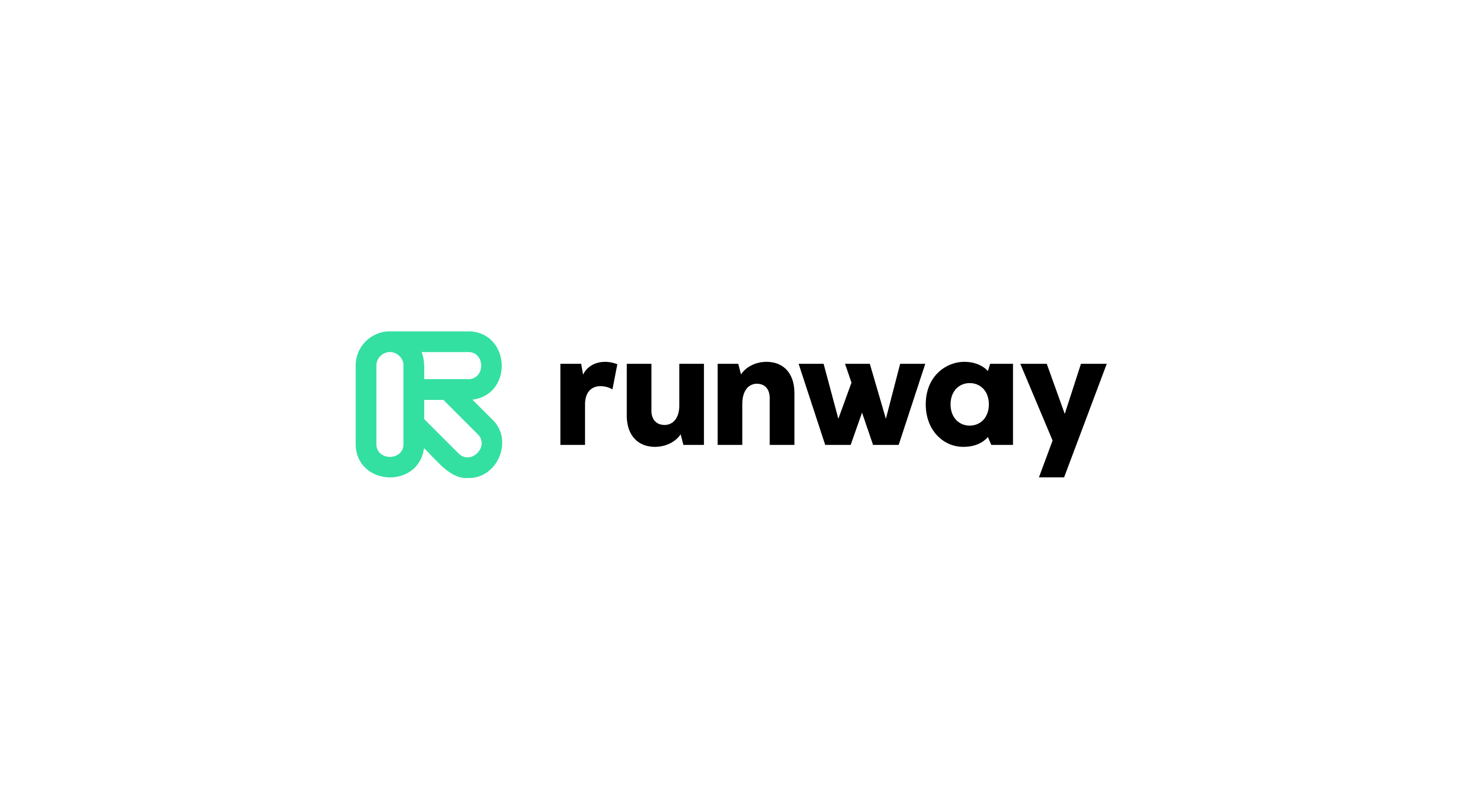 Logotipo de RunwayML, herramienta IA para la creación de vídeo