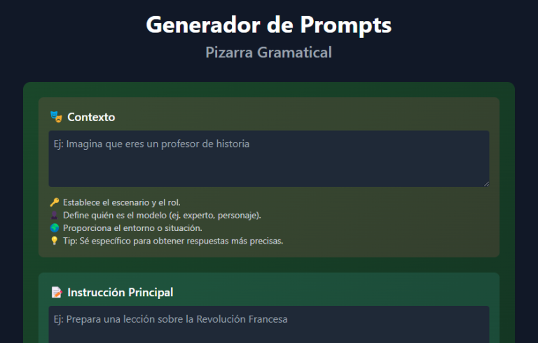 Creación de un Generador de Prompts: Empoderando la Comunicación con IA
