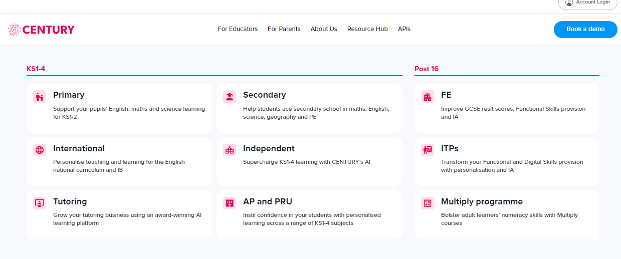 CENTURY Tech plataforma de aprendizaje adaptativo