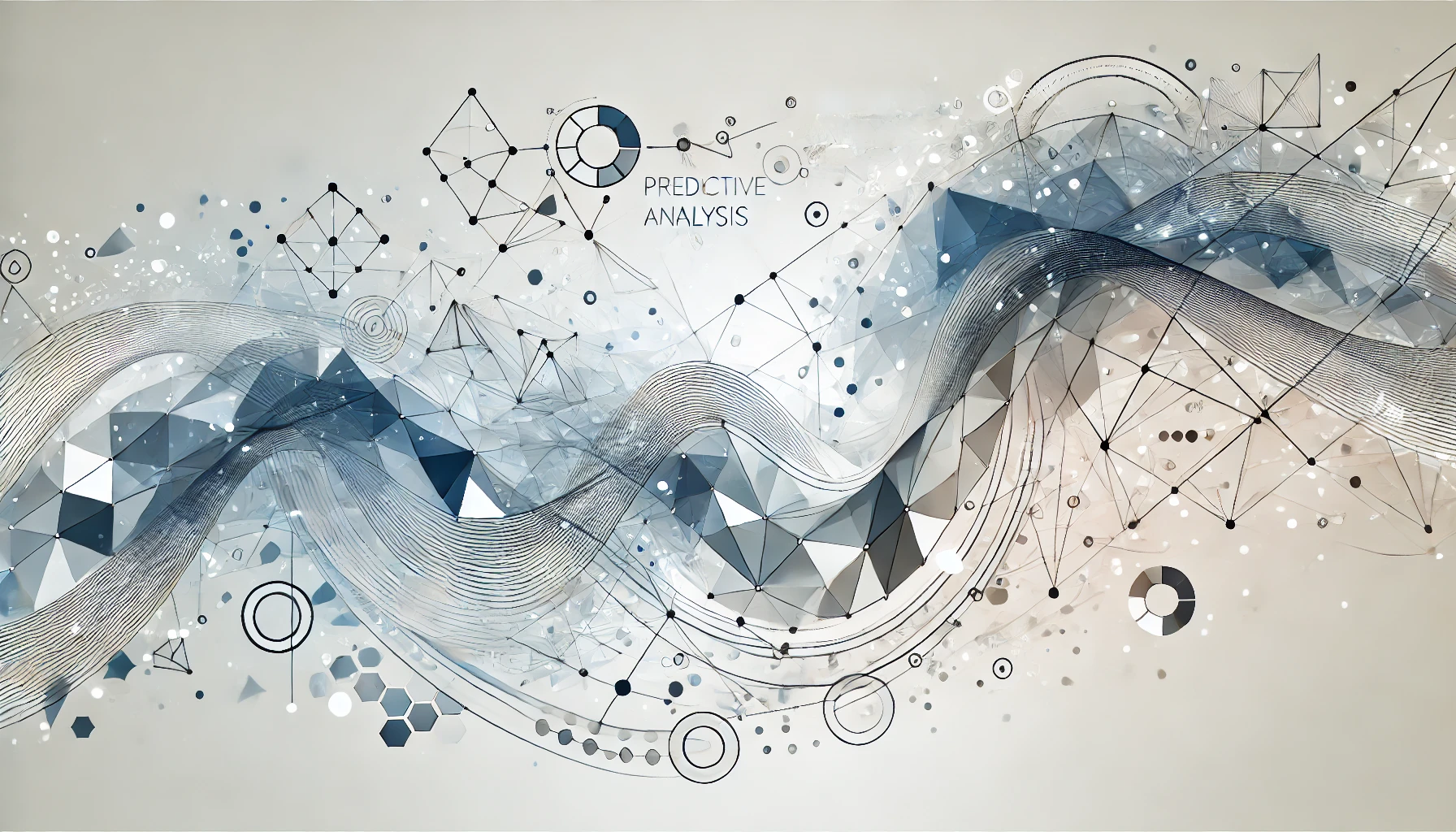 Gráfico de análisis predictivo mostrando tendencias futuras y big data