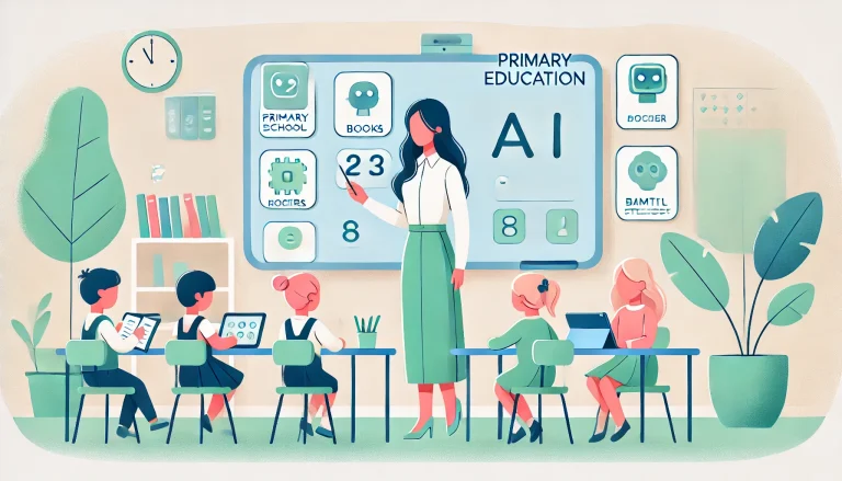 Docente utilizando herramientas de inteligencia artificial en el aula
